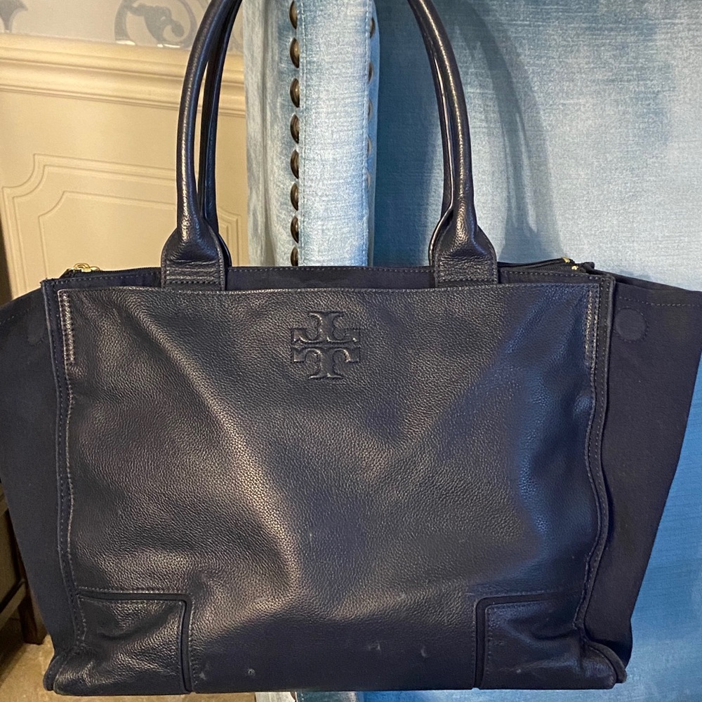 Tory Burch Navy Tote
